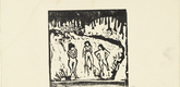 Erich Heckel. Bathers in the Pond (Badende im Teich). 1911