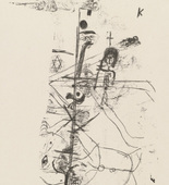 Paul Klee. Comedy of Birds (Vogelkomödie) for the portfolio 25 Original Lithographs by the Munich New Secession (25 Original-Lithographien der Münchener Neuen Secession). 1918