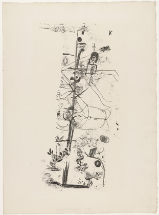 Paul Klee. Comedy of Birds (Vogelkomödie) for the portfolio 25 Original Lithographs by the Munich New Secession (25 Original-Lithographien der Münchener Neuen Secession). 1918