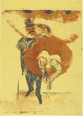 Max Pechstein. Dancer (Pair of Dancers) (Tänzerin [Tänzerpaar]). 1909