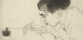 Emil Orlik. Pascin, Drawing (Pascin, zeichnend). (1911)