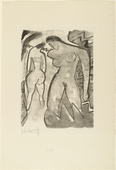 Karl Schmidt-Rottluff. In the Bushes (Am Gebüsch). (1914)