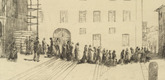 Adolf Ferdinand Schinnerer. Churchgoers (Kirchgänger). (1910)