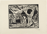 Max Pechstein. Noon (Mittag) from the portfolio A Village (Ein Dorf). 1919
