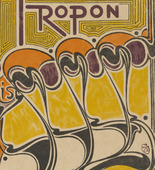 Henry Clemens van de Velde. Tropon Poster (Plakat: Tropon) (plate, facing page 62) from the periodical Pan, vol. IV, no. 1 (Apr-May-Jun 1898). (1897, printed 1898)