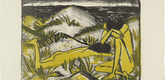 Otto Mueller. Two Girls in the Dunes at Sylt (Zwei Mädchen in den Dünen, Sylt). (1920-1924)