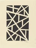 Lothar Schreyer. Untitled (Ohne Titel) from Masters' Portfolio of the Staatliches Bauhaus (Meistermappe des Staatlichen Bauhauses). 1923