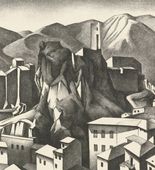 Alexander Kanoldt. Olevano I (Olevano I). 1924