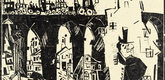 Lyonel Feininger. Railroad Viaduct (Die Eisenbahnbrücke). 1919