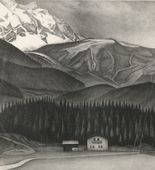 Alexander Kanoldt. The Schwarze Wand (Die Schwarze Wand). (1928)