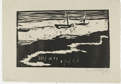 Karl Schmidt-Rottluff. The Sound (Das Wattenmeer). 1909