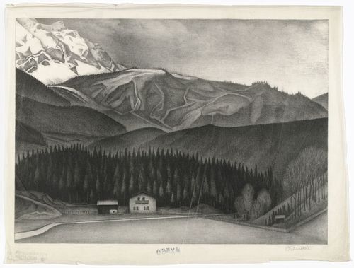 Alexander Kanoldt. The Schwarze Wand (Die Schwarze Wand). (1928)