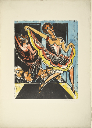 Max Pechstein. Dancer in the Mirror (Tänzerin im Spiegel). (1923)