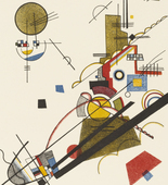 Vasily Kandinsky. Joyous Ascent (Fröhlicher Aufstieg) from Masters' Portfolio of the Staatliches Bauhaus (Meistermappe des Staatlichen Bauhauses). 1923