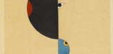 Lothar Schreyer. Colorform 2 (Night) (Farbform 2 [Nacht]) from the portfolio New European Graphics, 1st Portfolio: Masters of the State Bauhaus, Weimar, 1921 (Neue europäische Graphik, 1. Mappe: Meister des Staatlichen Bauhauses in Weimar, 1921). 1921