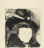 Max Pechstein. Portrait with Hat (Bildnis mit Hut). 1908