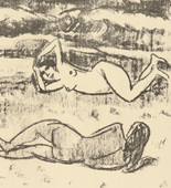 Max Pechstein. Untitled (plate, facing page 32) from Die Samländische Ode (The Samland Ode). 1918 (executed 1917)