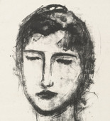 Jussuff Abbo. Head and Shoulders of a Girl (Kopf und Schulter eines Mädchens). unknown