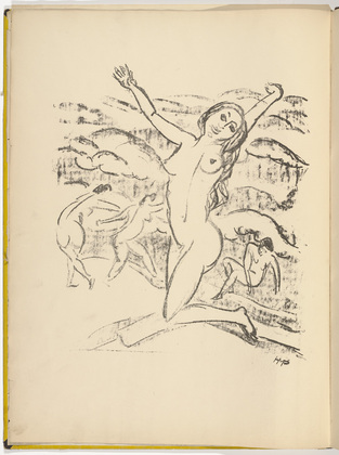 Max Pechstein. Die Samländische Ode (The Samland Ode). 1918 (prints executed 1917)
