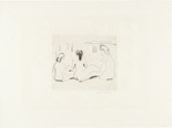Ernst Ludwig Kirchner. Three Bathers at the Moritzburg Lakes (Drei Badende an den Moritzburger Seen) from the portfolio Brücke 1910. (1909), published 1910