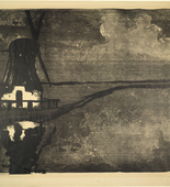 Emil Nolde. Mill by the Water (Mühle am Wasser). (1926)