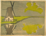 Emil Nolde. Mill by the Water (Mühle am Wasser). (1926)
