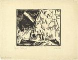 Lyonel Feininger. Windmill (Windmühle) from the annual portfolio of the Alliance for the Advancement of German Art (Verbindung zur Förderung deutscher Kunst). 1919 (published 1931)
