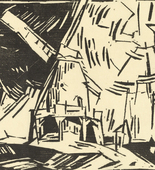 Lyonel Feininger. Windmill (Windmühle) from the annual portfolio of the Alliance for the Advancement of German Art (Verbindung zur Förderung deutscher Kunst). 1919 (published 1931)