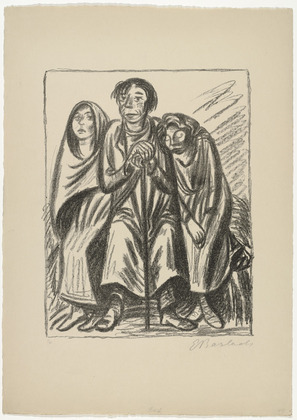 Ernst Barlach. Rest (Rast). (1924)
