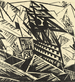 Lyonel Feininger. Warfleet, 2 (Kriegsflotte, 2). 1919