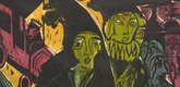 Ernst Ludwig Kirchner. Street Scene (Strassenszene). (1922)