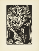 Max Pechstein. Woman Desired by Man (Weib vom Manne begehrt) (plate 21) from the illustrated book Deutsche Graphiker der Gegenwart (German Printmakers of Our Time). 1920 (print executed 1919)