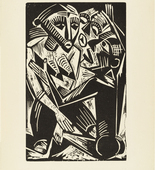 Max Pechstein. Woman Desired by Man (Weib vom Manne begehrt) (plate 21) from the illustrated book Deutsche Graphiker der Gegenwart (German Printmakers of Our Time). 1920 (print executed 1919)