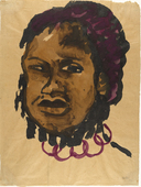 Emil Nolde. Papuan Head (Papua-Kopf). 1914