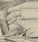 Lyonel Feininger. Square-Rigger. 1940