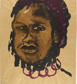 Emil Nolde. Papuan Head (Papua-Kopf). 1914