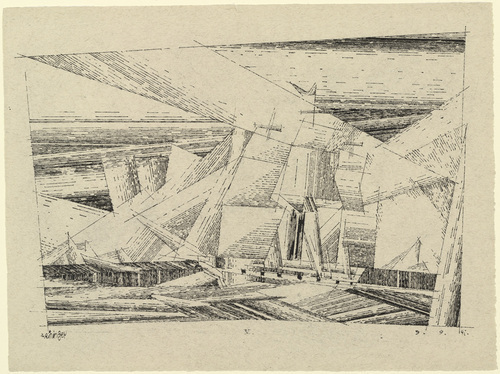 Lyonel Feininger. Frigate. 1941