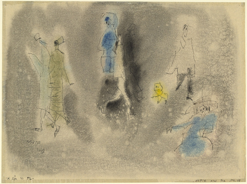 Lyonel Feininger. People and the Sprite. 1945