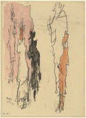 Lyonel Feininger. Figures. 1950
