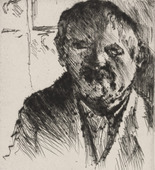 Lovis Corinth. Self-Portrait, Bust. (c. 1923)