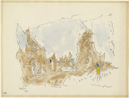 Lyonel Feininger. Untitled. 1950