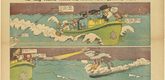 Lyonel Feininger. The Kin-der-Kids Pass Sandy Hook Light from The Chicago Sunday Tribune. May 13, 1906