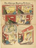Lyonel Feininger. Aunty Jimjam and Cousin Gussy Have a Vision of the Kin-der-Kids from The Chicago Sunday Tribune. June 17, 1906