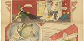 Lyonel Feininger. Aunty Jimjam and Cousin Gussy Have a Vision of the Kin-der-Kids from The Chicago Sunday Tribune. June 17, 1906