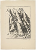 Ernst Barlach. Singing Girls (Singende Mädchen). (1924)