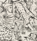 Max Beckmann. Women's Bath (Frauenbad). (1922)