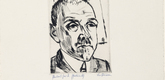 Max Beckmann. Portrait of Mr. Loeb (Bildnis Herr Loeb). (1922)