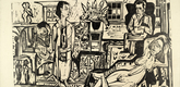 Ernst Ludwig Kirchner. Modern Bohemia (Bohème Moderne). (1924)