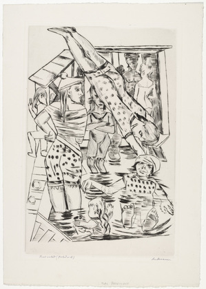 Max Beckmann. Women's Bath (Frauenbad). (1922)
