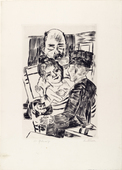 Max Beckmann. The Fur Cap (Die Pelzmütze). (1923)